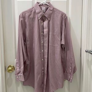 Men’s Brooks Brothers Small Red Check 16-2/3 Oxford Shirt